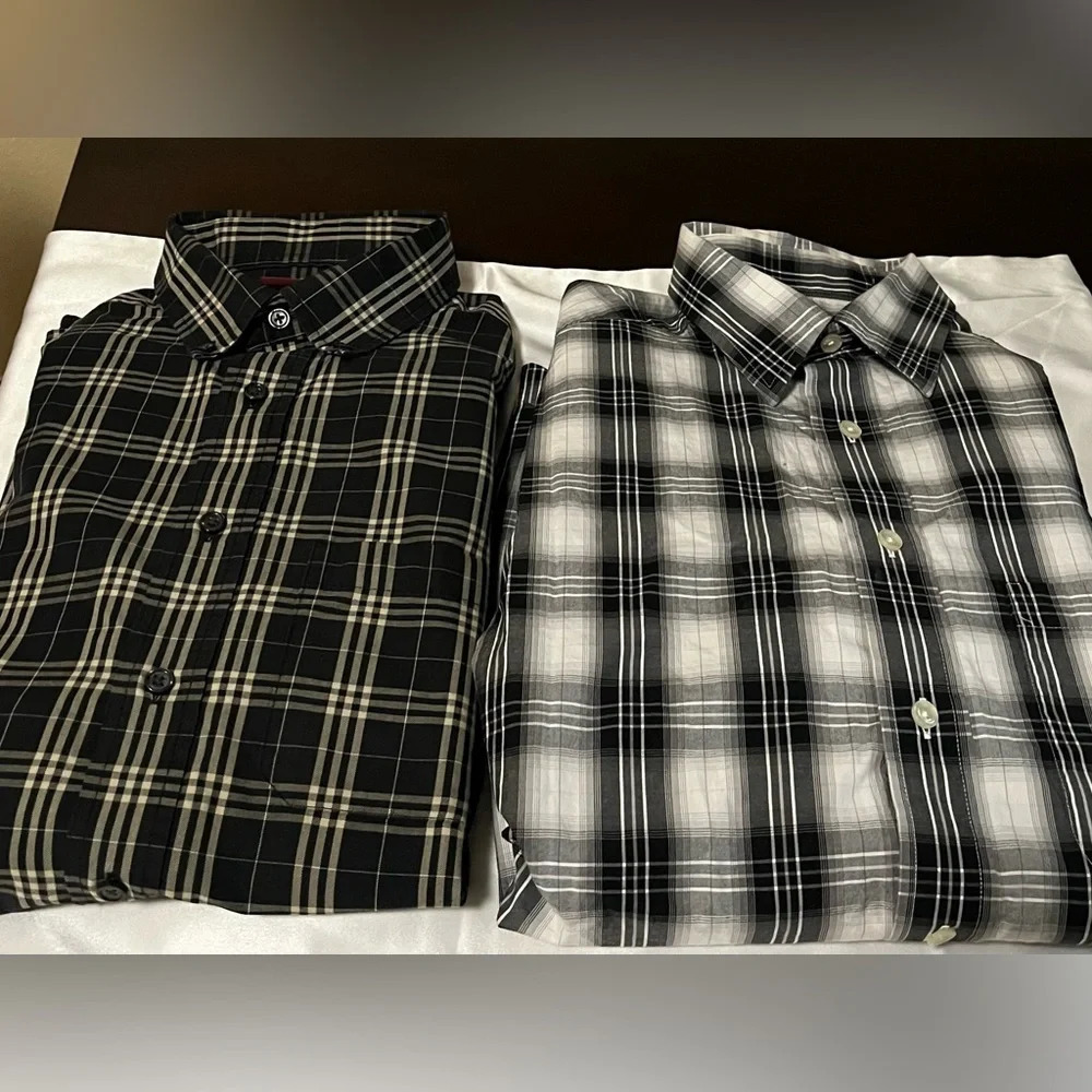 COVINGTON/~ROUNDTREE~BUNDLE(TWO) MEN’S SHIRT~M